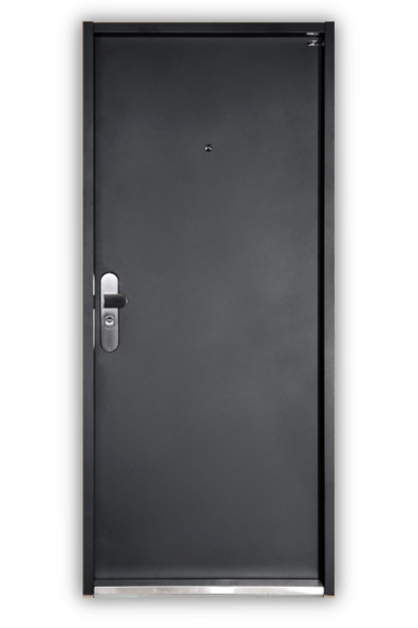 Bezpečnostné dvere hladké / antracitová - F3/E